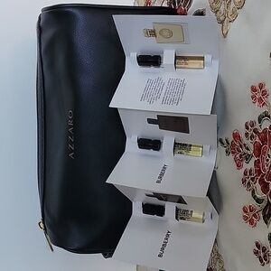 Azzaro Travel Black Cosmetic Bag For Men